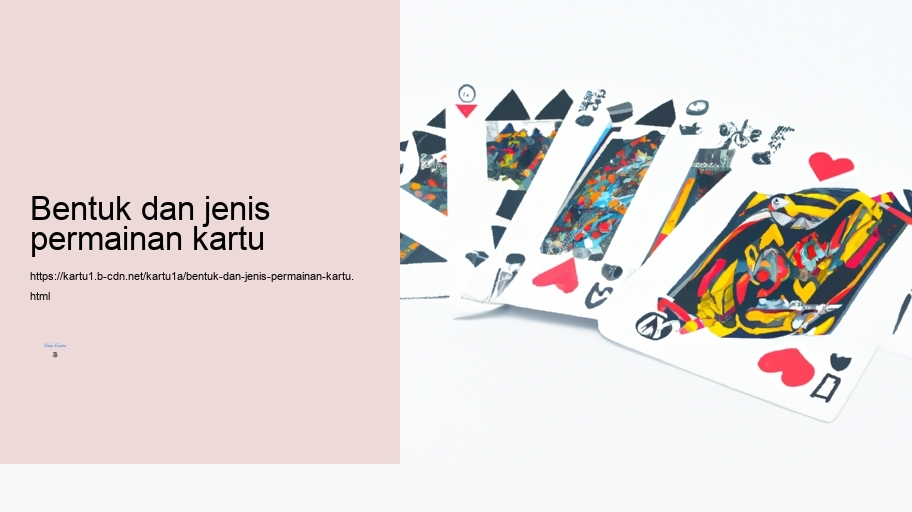 bentuk dan jenis permainan kartu