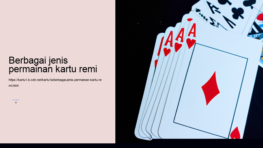 berbagai jenis permainan kartu remi