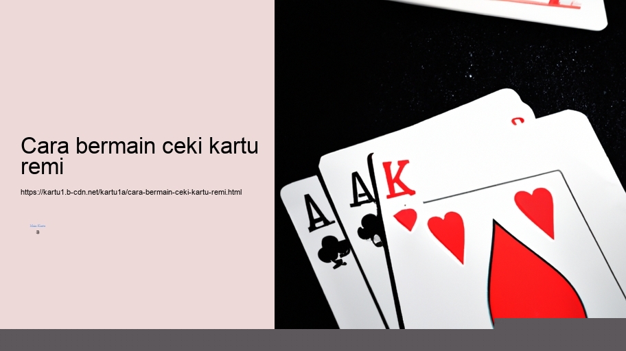 cara bermain ceki kartu remi