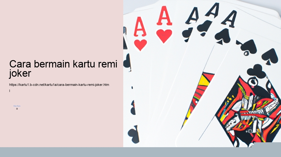 cara bermain kartu remi joker
