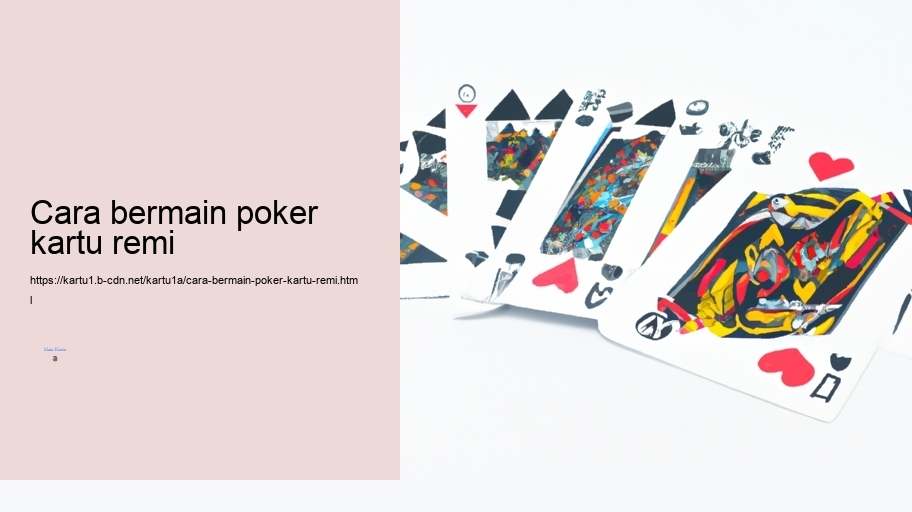 cara bermain poker kartu remi