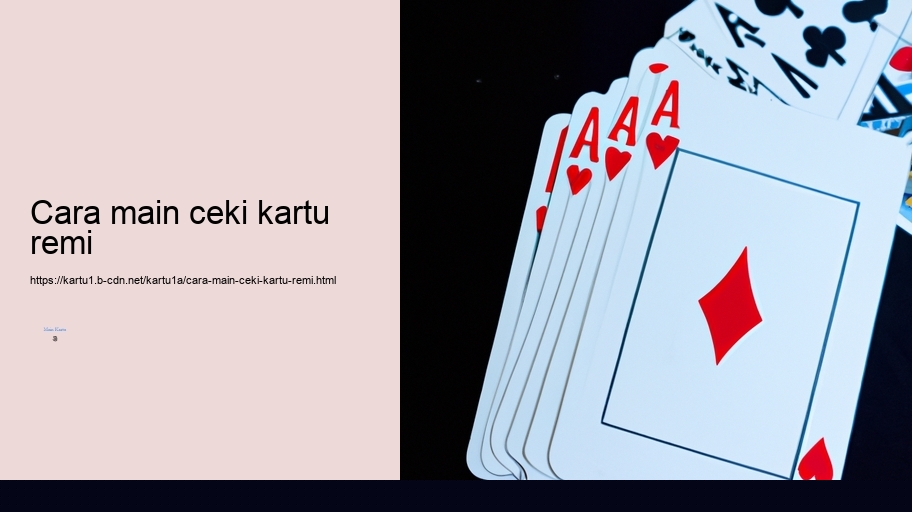 cara main ceki kartu remi