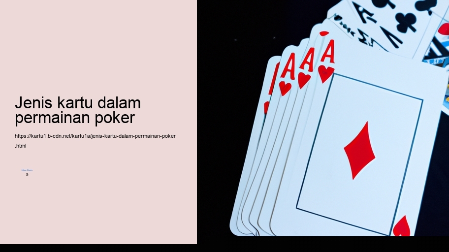 jenis kartu dalam permainan poker