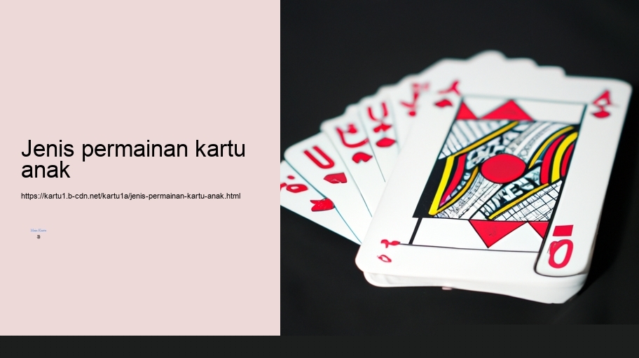 jenis permainan kartu anak