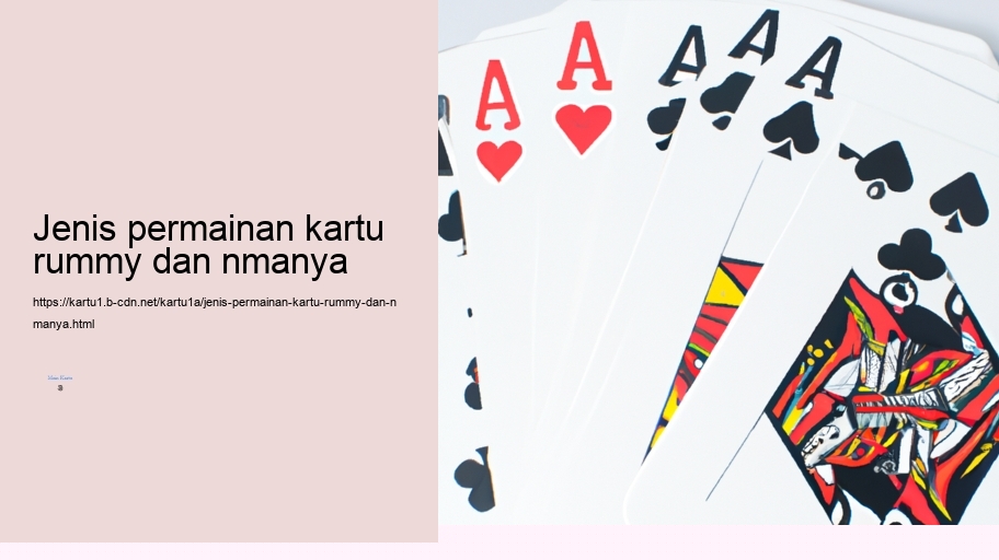 jenis permainan kartu rummy dan nmanya