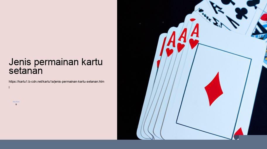 jenis permainan kartu setanan