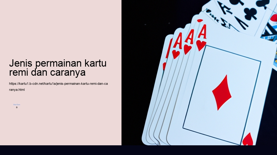 jenis permainan kartu remi dan caranya