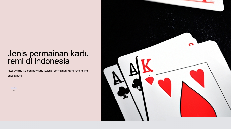 jenis permainan kartu remi di indonesia