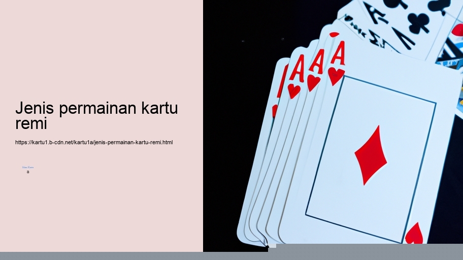 jenis permainan kartu remi