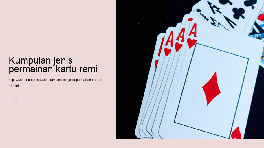 kumpulan jenis permainan kartu remi